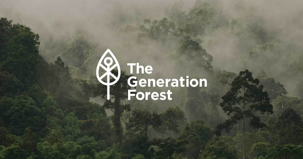 Ein Bild des Generation Forest: Bäume werden gepflanzt, um die Umwelt zu schützen und eine nachhaltige Zukunft zu fördern